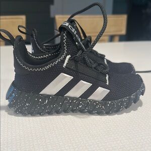 Adidas Kids Black Sneakers never been worn